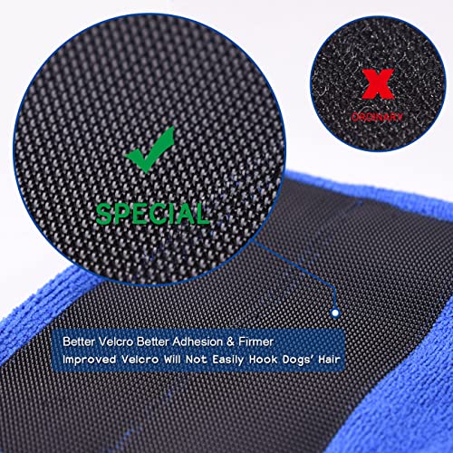 DOZCA - Albornoz para Perro de Microfibra Absorbente, Albornoz Perro y Gato Grande, Mediano y Pequeño, Toallas Perro para Secar tu Mascota después del Baño, Lluvia, Natación, Toalla Perro…