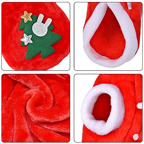 DriSubt Ropa Navideña Para Perro, Mascota Perro Gato De Navidad Disfraz, Perro Ropa De Invierno Chaleco Traje De Navidad, Traje De Mascota, Decorativa De Navidad, Abrigo De Cálido (M)