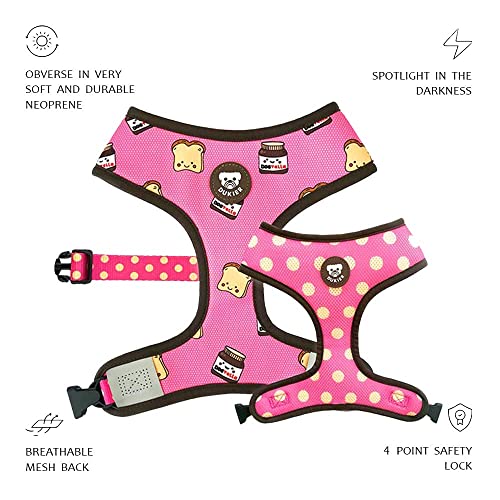 DUKIER - Arnés Reversible para Perros, Chaleco Antitirones, Mascotas, de Seguridad, Neopreno, Dogtella, Talla XL