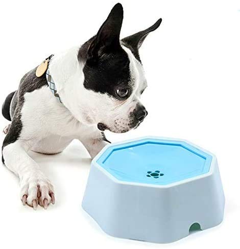 DZL- Tazón Flotante para Mascotas Bebedero Perro Tazón de Bebida Agua Flotante para Perro Gato Pájaros Mascotas Anti-Desbordamiento22*22 * 8cm (Aleatorio)