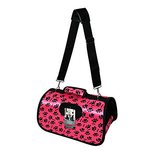 DZL- Transportín Bolsa Tela Impermeable para Perro/Gato 36 * 21 * 23cm Transportín Perro Gato pequeño Viaje Avion Tren Color Azar (6213)