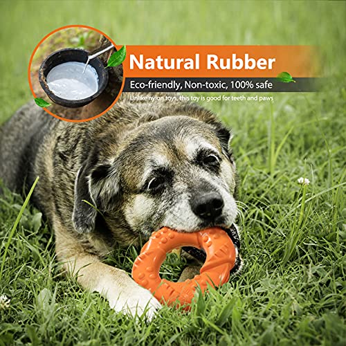 EASTBLUE Juguete para masticar perros para masticadores agresivos: juguete de goma natural casi indestructible, duradero y resistente para perros medianos y grandes