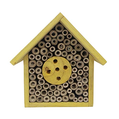 Eco-Friendly Bee House Hotel - Caja nido de insectos para jardín y patios