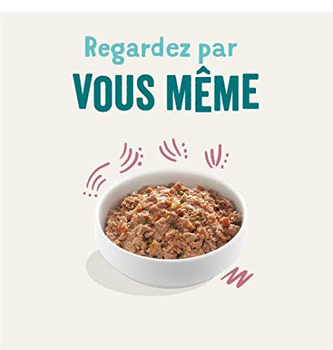 Edgard & Cooper - Caja con pátina para Cachorro, Perro, sin Cereales, Comida Natural, 150 g, Pato y Pollo Fresco, alimentación Sana Sabrosa y equilibrada, proteínas