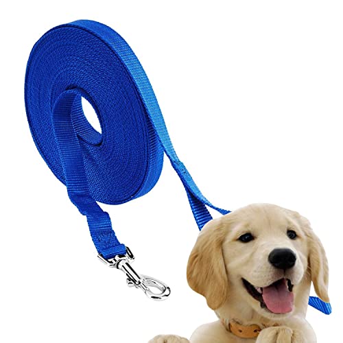 Edipets, Correa Perro Larga, Adiestramiento, Resistente 1.5m / 3m / 5m / 10m / 15m, de Naylon, Fuerte para Camping Paseo, para Perros/Mascotas Grande/Mediano/Pequeño (3 Metros, Azul Oscuro)