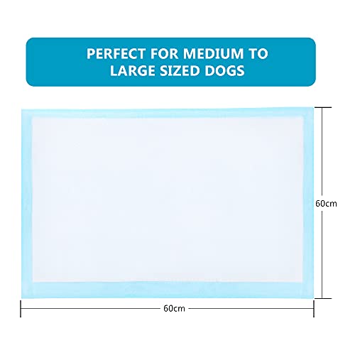 Edipets, Empapadores Perros, 60x60 cm, (100 Unidades), Alfombrillas Higiénica Desechables para Mascotas, Toallitas de Entrenamiento y Adiestramiento, Absorbentes,Resistente a Prueba de Fugas