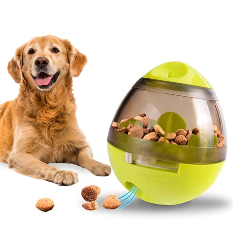 Edipets, Juguete Interactivo para Perros, Gatos, Bola Pelota Dispensador, Alimentador de Comida, para Mascotas Pequeñas y Medianas