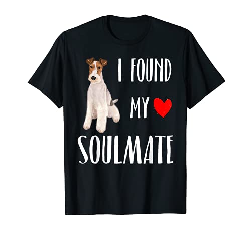 Encontré mi Alma Gemela Fox Terrier De Pelo Duro Camiseta