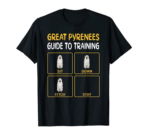 Entrenamiento Perro Gracioso Perro Montaña De Los Pirineos Camiseta