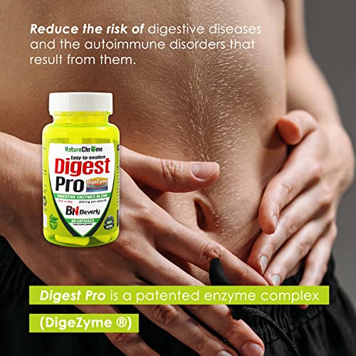 Enzimas digestivas. Digest PRO 60. Enzimas digestivas potentes para una mejor digestión. Digest Pro es un complejo enzimático patentado (DigeZyme®) de origen vegetal. Cada bote contiene 60 cápsulas.