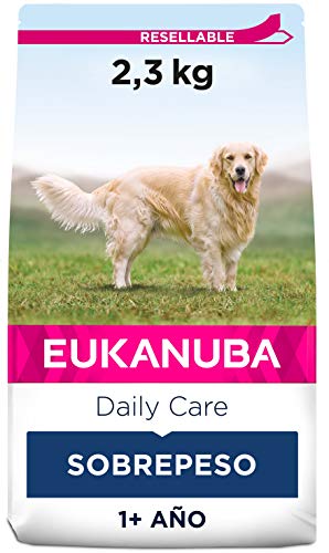 EUKANUBA Daily Care Alimento seco para perros con sobrepeso y esterilizados, bajo en grasa, 2 kg