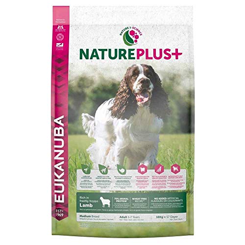 Eukanuba Nature Plus+ Adulto Raza mediana Rico en cordero fresco congelado [10 kg]