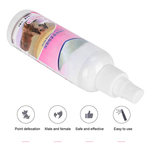 EVTSCAN Aerosol de Entrenamiento para Perros y Mascotas, Spray de Entrenamiento con Aroma Atractivo para Cachorros aquí, para orinar para Cachorros, Uso en Interiores y Exteriores, 160 ml