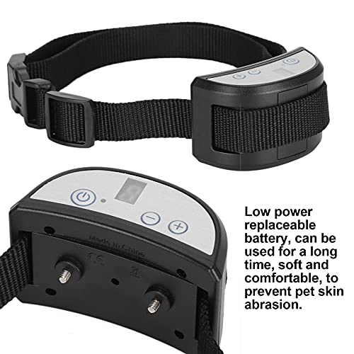 EVTSCAN Collar de adiestramiento para Perros, Collar antiladridos Perros Grandes, Collar de adiestramiento automático antiladridos de Nailon no venenoso para Dejar de ladrar para Perros pequeños