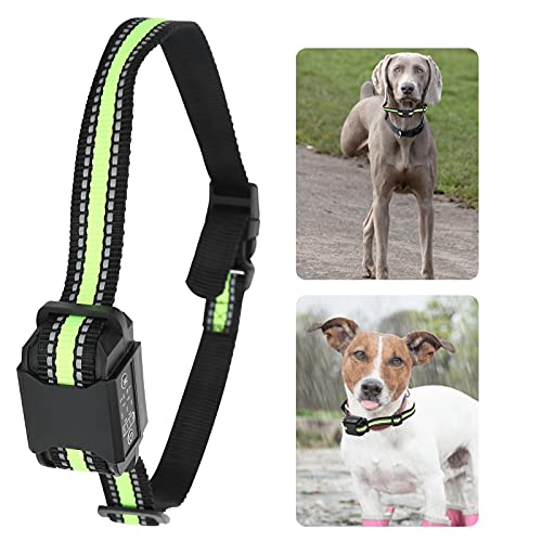 EVTSCAN Collar de Entrenamiento para Perros, Collar Inteligente para Perros, Fuerte vibración, automático, Collar de Entrenamiento antiladridos, IPX6 a Prueba de Agua