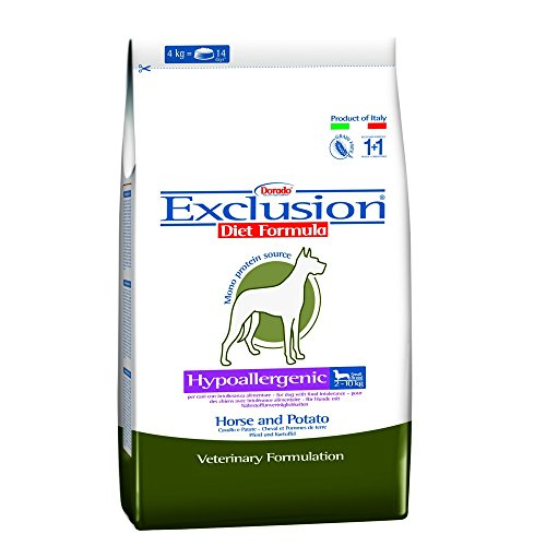 Exclusion Perro con intolerancias, Caballo y Patatas, 2 kg.