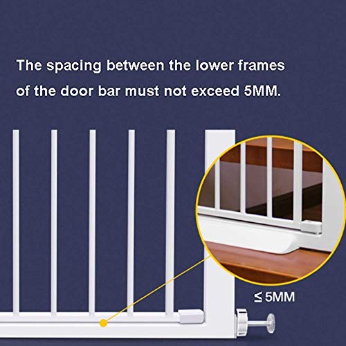 Extra Altos y puerta ancha del bebé de seguridad for puertas y escaleras, Presión Valla Fit bebé puerta de seguridad con paseo a través de la puerta, del perro casero de seguridad puerta de la puerta