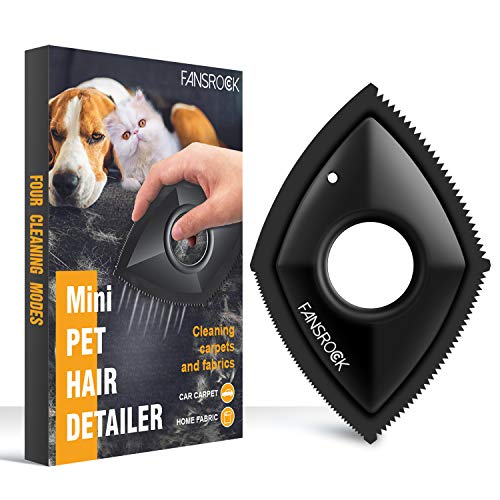 Fansrock Quitapelos para Mascotas, Pet Hair Remover, Limpiador de Pelo de Mascotas, Cepillo Reutilizable Lavable del removedor del Pelo del Animal doméstico para el sofá de la Ropa de la Alfombra