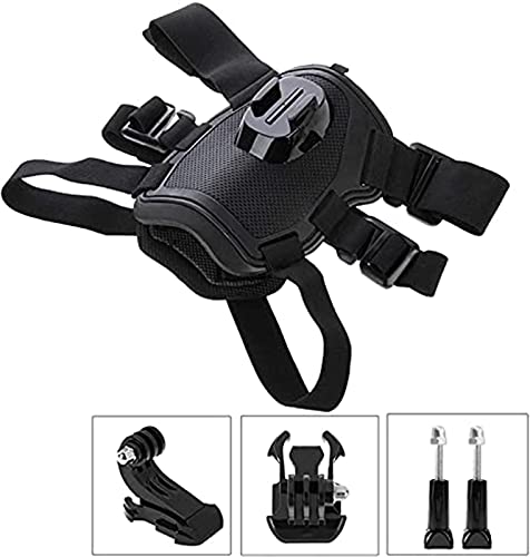 FASZFSAF Arnés para Chaleco para Perros Correa para el Pecho para GoPro 4K Soporte para cinturón para Perros para Accesorios GoPro