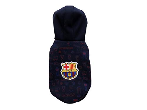 FC Barcelona SU-01M-BC Sudadera para Perro, Talla M (CyP Brands)