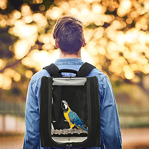 FEIYIYANG Jaula Pajaros Mochila portadora de Aves Liviana Outerdoor Bird Transport Jaage Parrot Transpirable Salir Mochila Viajes Senderismo Jaula Pájaro