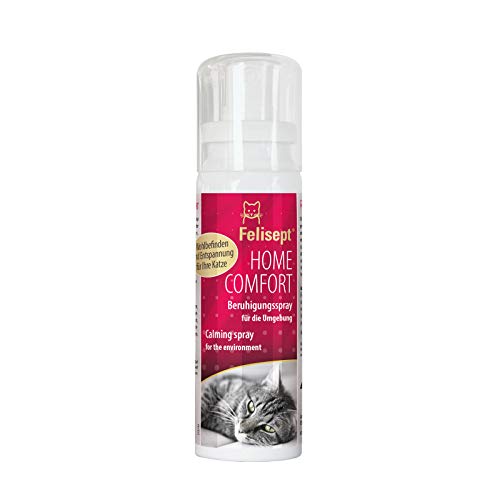 Felisept Home Comfort Pulverizador Para Gatos 100ml - Con Hierba Gatera Natural - Reduce El Comportamiento Indeseable, El Estrés Y La Inquietud En Casa Y En Movimiento