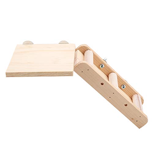 Fendysey El Animal Durable Juega el Juguete Resistente, Juguetes de la Escalera del hámster, de Madera para los pájaros de los Loros