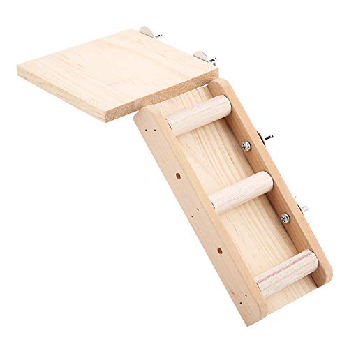 Fendysey El Animal Durable Juega el Juguete Resistente, Juguetes de la Escalera del hámster, de Madera para los pájaros de los Loros