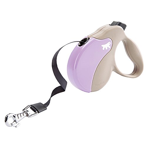 Ferplast 75702019 - Correa retráctil para Perros Amigo Tape Mini, Cinta Extensible, 3 m, máx. 12 kg, Violeta, Beige, Talla única