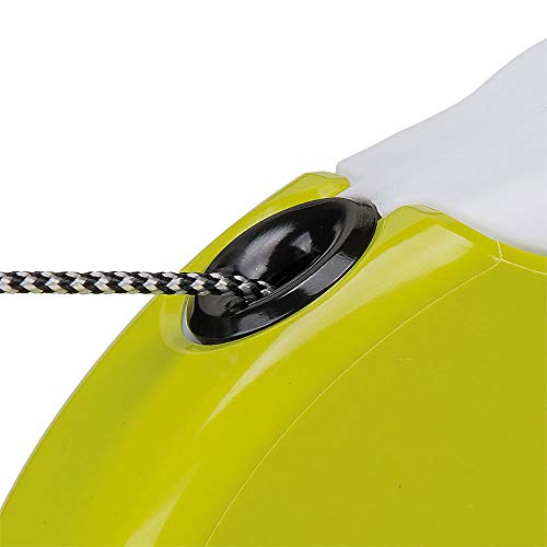 Ferplast - Correa Extensible para Perros Amigo Cord Mini, Cordón retráctil, 3 m, máx. 12 kg, Blanco