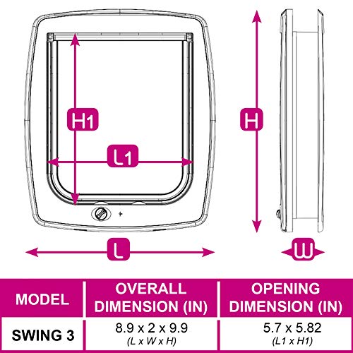 Ferplast Gato y Perro Solapa Swing 3