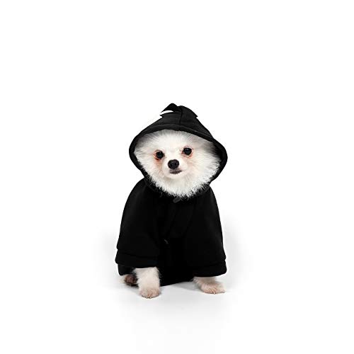 Filhome Disfraz de esqueleto para perro o gato, para Halloween, divertido cachorro, gatito, mono para perros pequeños y medianos