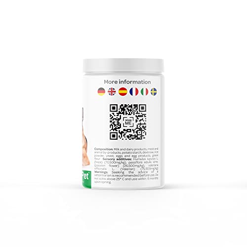 FILIPET Filizen complemento alimenticio para Perros Que Genera Calma, Anti estrés y relajación. Elaborado con Ingredientes Naturales, Contiene valeriana. 30 Comprimidos