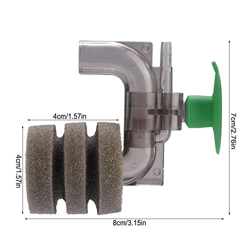 Filtros de Esponja Solo Bioquímico Esponja Filtro Acuario Mini Filtro de oxígeno Tanque de Peces Filtro de oxígeno para el Tanque de Peces Aumento de oxígeno y Ciclo