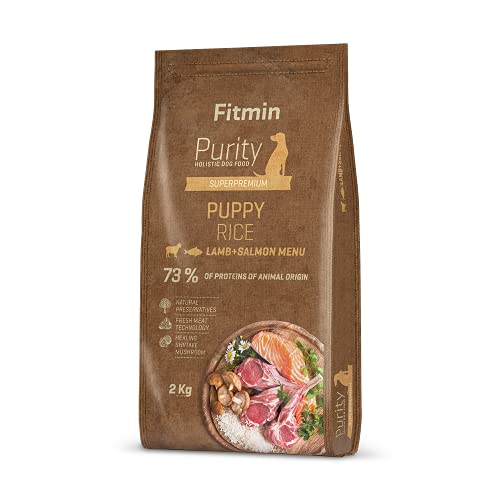 Fitmin Dog Purity Rice Puppy Lamb & Salmon Comida para Perros, 2 kg