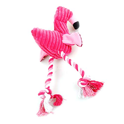 Flamingo Peluche De Juguete para Mascotas Flamingo Muñeca De Animales De Peluche Muñeca De Peluche para Perros Pequeños Pequeños Pup Perrito Plaything Pelujas De Peluche Pets Pascua Red 1 Pcs