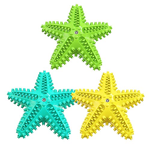 Flashing Forma de Estrella de mar Perro Squeaky Toy Dog Mordedor Perro Cepillo de Dientes Juguetes flotantes de Agua para Perro Molar Proveedor de Perros (Color : C)