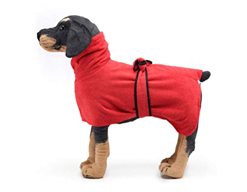 Flashing Toallas De Baño para Perros O Gatos Pequeños, Medianos Y Grandes, Microfibra, Ropa para Mascotas, Albornoces para Perros Y Gatos (Size : Xlarge)