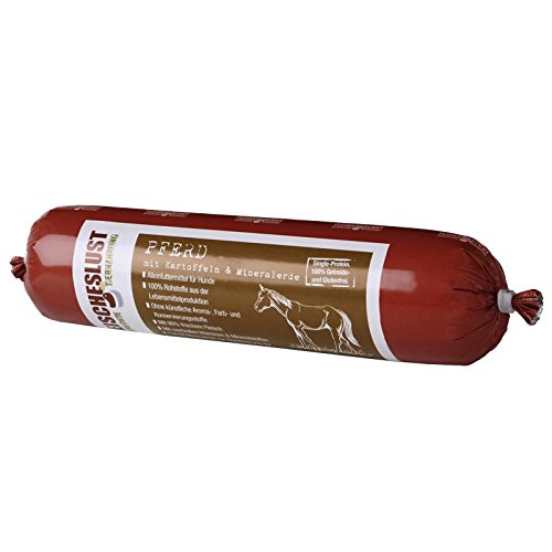 Fleischeslust Carne Lust Classic Caballo con Patatas, 4 Unidades (4 x 850 g)