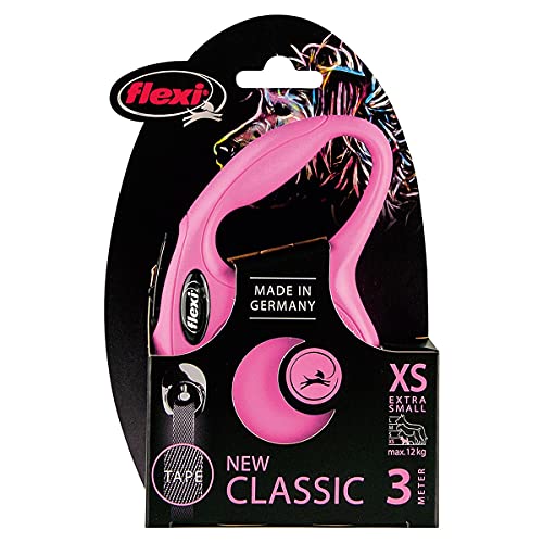 FLEXI Correas Extensibles para Perros Correa New Classic XS Cinta 3 m