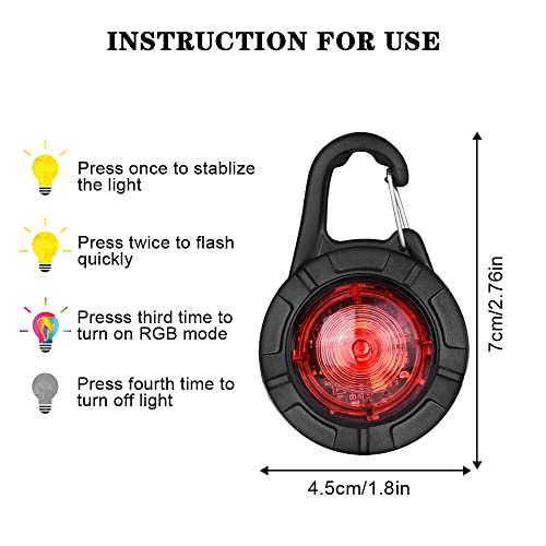 flintronic Collar LED Perro, Luz Collar Luminoso Perro, 2pcs Collar Luz LED para Perros,Luces Recargables USB para Collar de Perro, para Perros, Corredores, Corredores, campistas, 3 Modos de Parpadeo