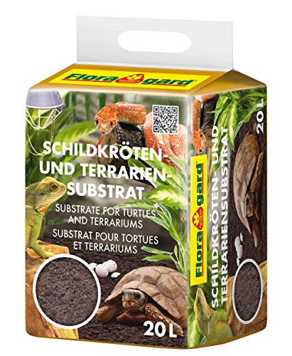 Floragard Sustrato para tortuga y terrario 20 l natural para reptiles