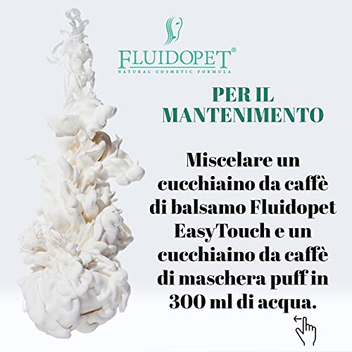 FluidoPet Mascarilla Puff Voluminizadora y Fijador para Perros y Gatos 100 ml