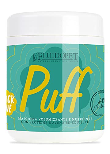 FluidoPet Mascarilla Puff Voluminizadora y Fijador para Perros y Gatos 1000 ml