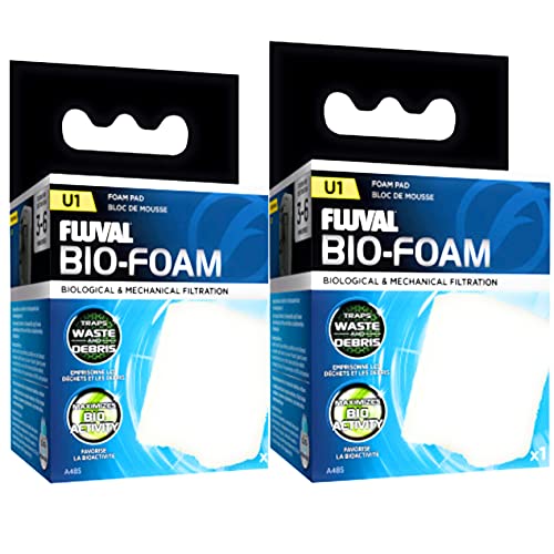 Fluval U1 Acuario Filtro de repuesto Almohadilla de espuma * Paquete de dos * * Original * Bundle