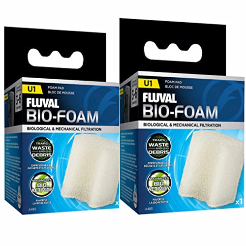 Fluval U1 Acuario Filtro de repuesto Almohadilla de espuma * Paquete de dos * * Original * Bundle