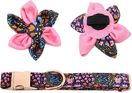 Forestpaw Juego de arnés y correa para perros multicolor, arnés reflectante para chaleco, collar y arnés de perro personalizados para pequeños, medianos, grandes, naranjas, S