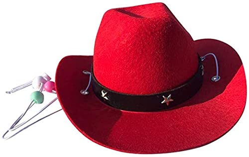 Forqueens Sombrero de vaquero para perro, accesorio para disfraz de perro, gato, disfraz de Navidad,para mascotas