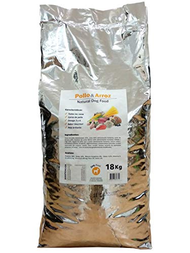 FORZECAN Pienso para Perros Natural Food con Pollo y Arroz - 18 kg