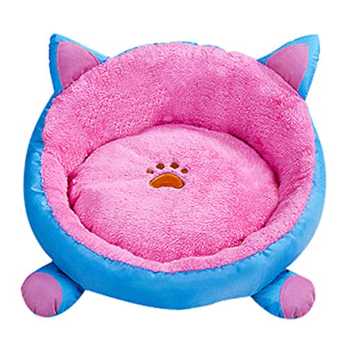 Fossrn Cama de Perros Pequeños Lavable Casas Gato Nido para Mascotas Chihuahua Yorkshire Pomerania Perrera Otoño e Invierno de Terciopelo Alfombrilla